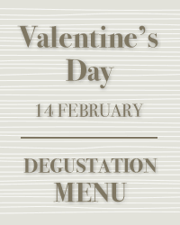 Valentine's Day 2022 Degustation Menu
